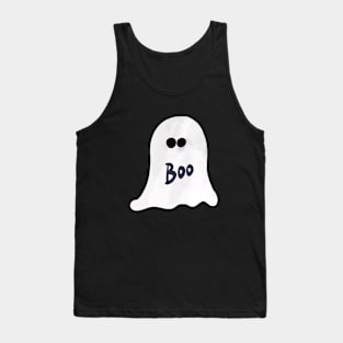 Boo Ghost Halloween Tank Top